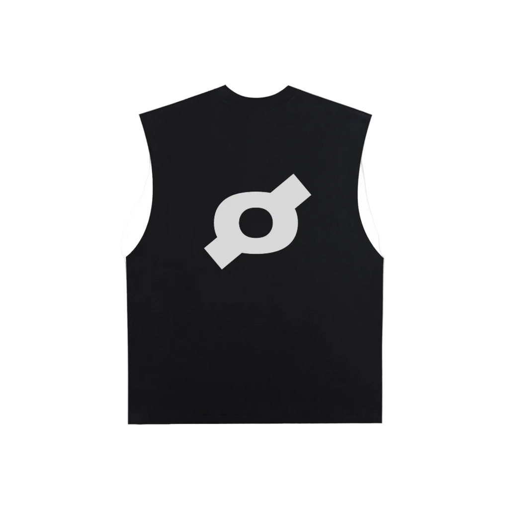 Raw Edge Cotton Tank Top