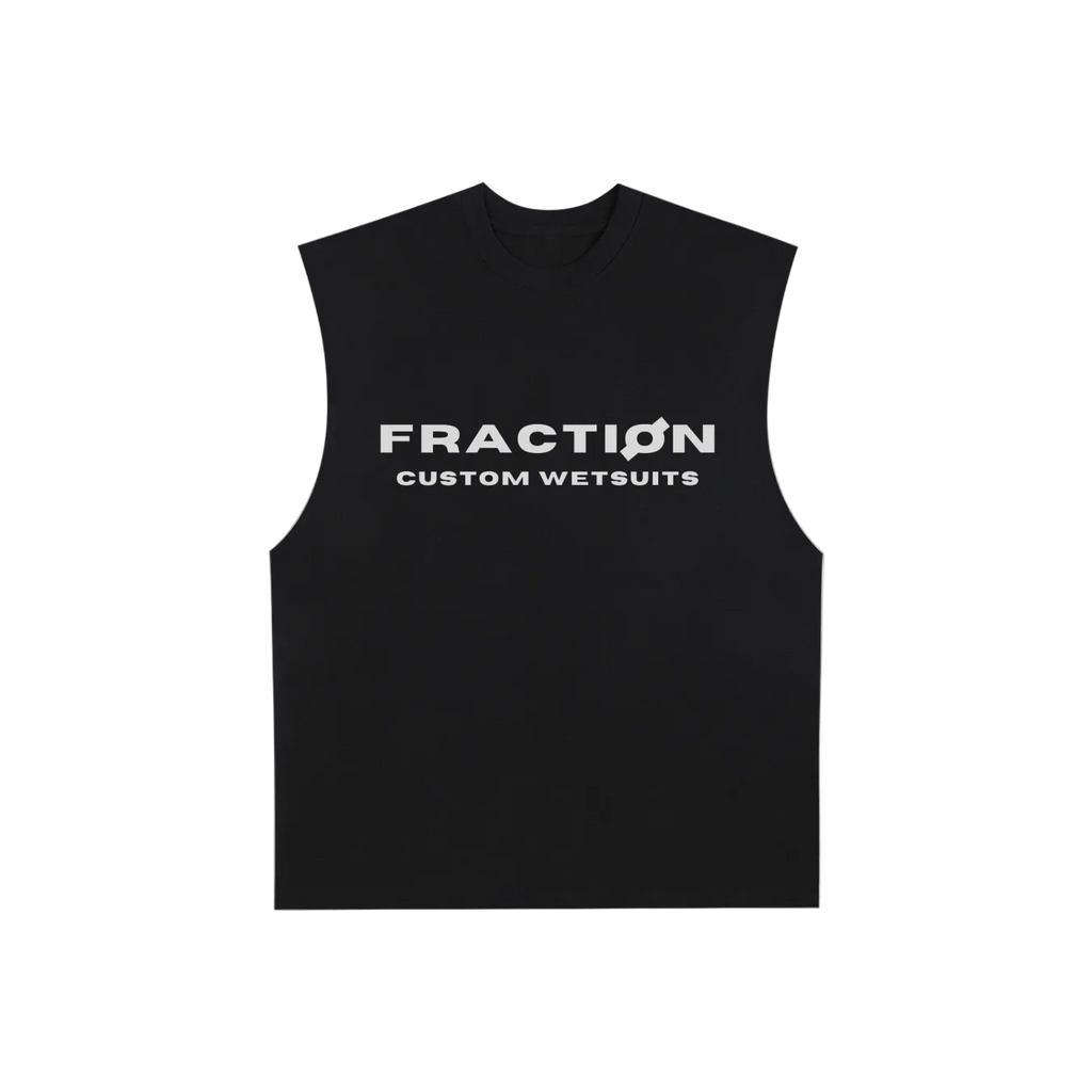 Raw Edge Cotton Tank Top